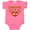 Hot Pink, variant on Inktastic Everyone is Thankful for Me with Heart and Leaves Boys or Girls Baby Bodysuit