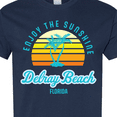 thumbnail image 4 of Inktastic Summer Enjoy the Sunshine Delray Beach Florida in Blue T-Shirt, 4 of 5