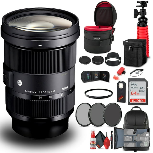 Sigma 24-70mm F/2.8 DG OS HSM Lentille d'Art pour Nikon F (576955) Ensemble