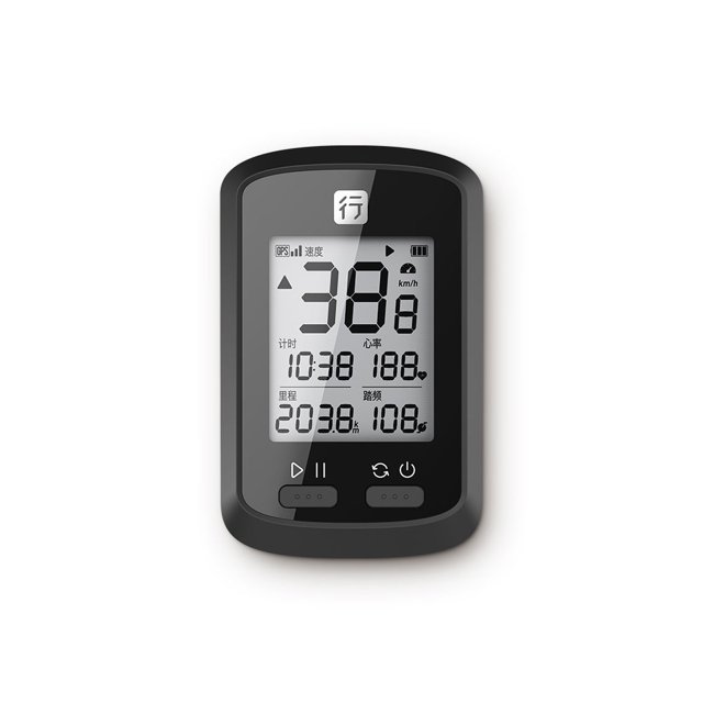 Soidarity Pantalla retroiluminada para ordenador de bicicleta, velocímetro inalámbrico compatible con azul 5.0, posicionamiento de ciclismo de alta Ciclismo Soidarity OD025846-00B