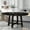 Espresso, variant on Euroco 42in-58in Extendable Round Dining Table for 4-6, Modern Oval Kitchen Table with Removable Leaves & Wood Base,Dinner Table for Kitchen Dining Room,Space Saving,Natural