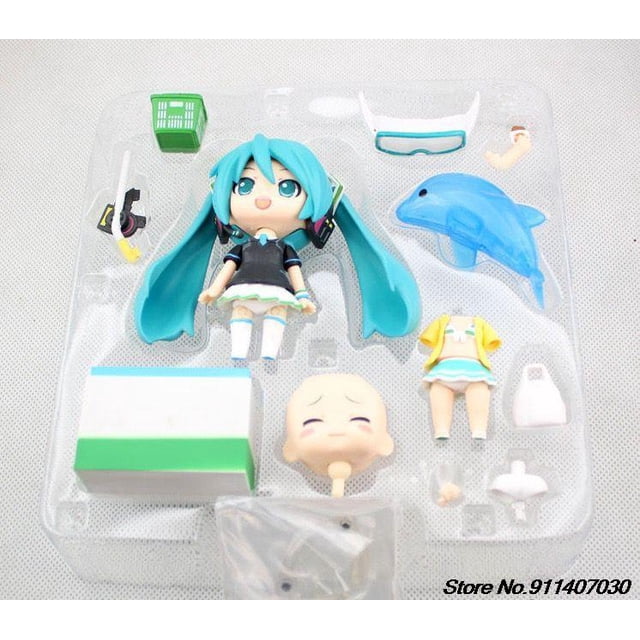 Hatsune Miku 339a-339 figura de acción de PVC modelo de muñeca Kawaii regalo de cumpleaños creativo para niños zhangmengya LED