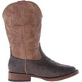 thumbnail image 6 of Roper Western Boots Boys Cowboy Cool Ostrich Brown 09-018-1900-1521 BR, 6 of 8