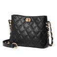 thumbnail image 1 of Bandolera Sivim Fashion de piel ligera negra, 1 of 6