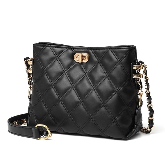 Bandolera Sivim Fashion de piel ligera negra