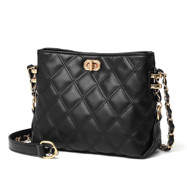 Bandolera Sivim Fashion de piel ligera negra