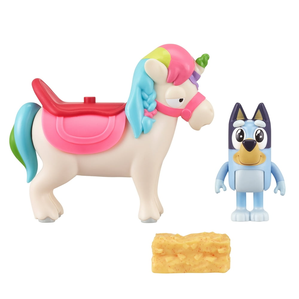 Bluey Unipony Vehicle and Figure Pack, Articulated Figures Walmart