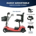 thumbnail image 2 of Segmart 4 Wheel Mobility Scooter for Seniors,Portable Electric Scooters Motorized with LED Light,Power Scooter  for Best Gift, 2 of 9