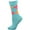 Turquoise, variant on Sierra Socks Women's Cotton Socks Soft Argyle Light Weight Casual Crew Socks Black Purple Red Turquoise