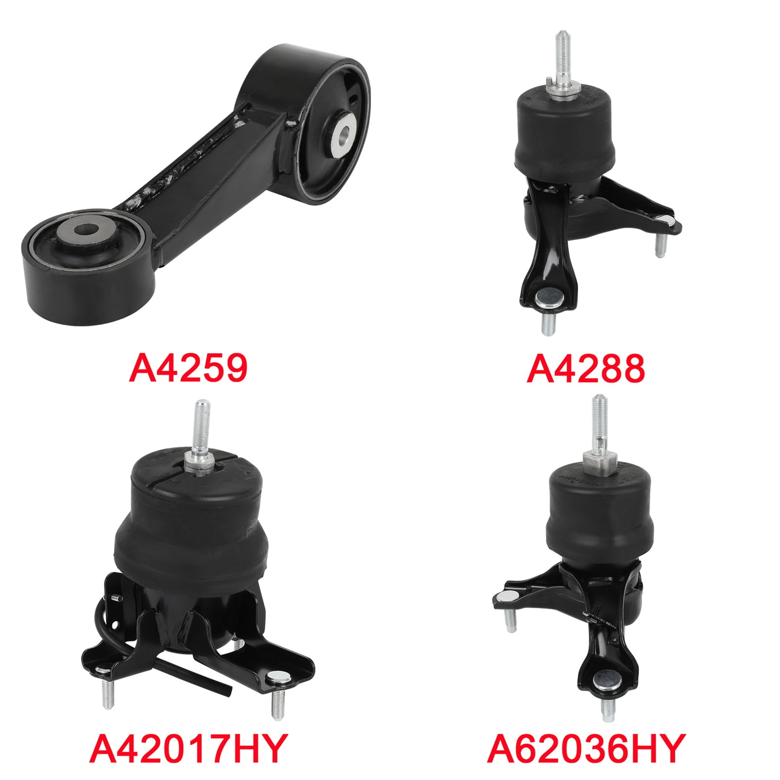 ECCPP Engine Motor Mount Transmission Mount and Torque Strut Mount Set Fit For Toyota Camry 2007-2017, Avalon 2008-2012 3.5L, Automatic Transmission 9538 9236 9884 9238
