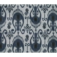 thumbnail image 4 of oneOone Cotton Flex Dark Navy Blue Fabric Ethnic Ikat Dress Material Fabric Print Fabric By The Yard 40 Inch Wide, 4 of 4