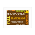thumbnail image 1 of Thanksgiving Day Autumn Pie Pattern Photo Mount Frame Picture Art Painting Desktop 5x7 inch, 1 of 3