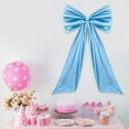 thumbnail image 3 of Cinta Satén Tada Giant Colgando Bowknot Party Pared () Azul, 3 of 9