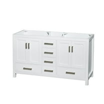 Wyndham Collection Wc-1414-60-Dbl-Um-Van Sheffield 59" Double Freestanding Hardwood Vanity