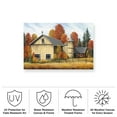 thumbnail image 3 of Debbi Wetzel 'Yellow Barn Fall' Outdoor All-Weather Wall Decor, 3 of 3