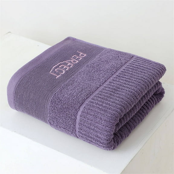 PALIFEUR Bath Towels Premium Hand Towels for Bathroom 29x13", 100% Cotton, Highly Absorbent Soft Towels Thicker Wash Cloths Quick-Drying Breathable Face Towels for Bathroom, Hotel, Shower(Purple)