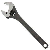CHANNELLOCK 18-inch Adjustable Wrench, Black Phosphate / Oxide Finish, Precise 2.13-inch Wide Mouth Jaw Capacity (818N)