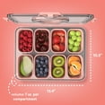 thumbnail image 2 of COOK WITH COLOR Snack Container with Ice Pack, Food Storage Containers, Meal Prep Containers, Coral, 2 of 9