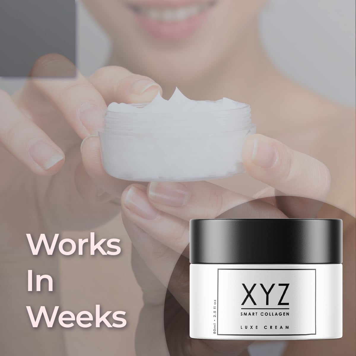 フェイスクリーム XYZ-MART フェイスクリーム XYZ-MART 1 Pack) XYZ Smart Collagen Anti