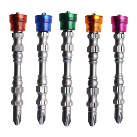 

SouthEle 5Pcs Magnetic Double-use Cross Heads PH2 Electric Screwdriver Bit Power Tools