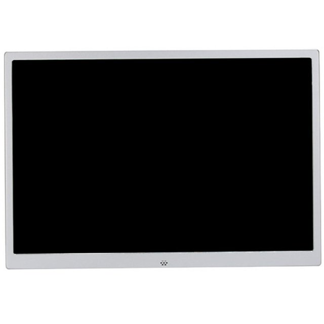 Haoan Cadre Photo Numérique Intelligent 15 Pouces 32 Go Lecture Contenu Écran TN Lecteur de Musique avant Haut-Parleur Vitesse Réglable pour Lire des Films Noir