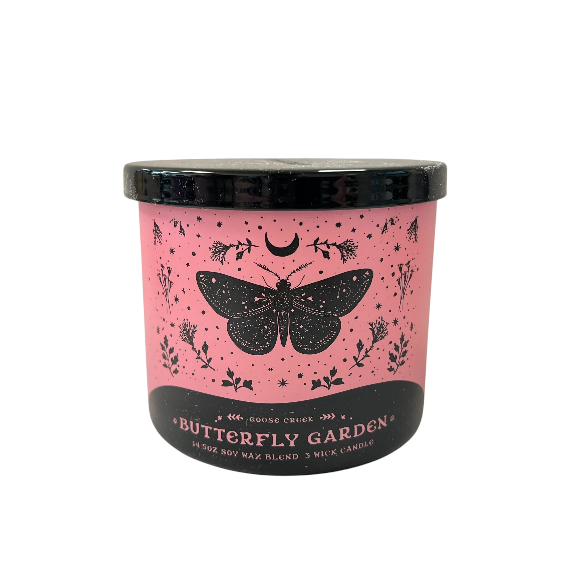 Goose Creek Butterfly Garden Scented 3 Wick Candle 14.5 oz