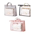 thumbnail image 4 of Handbag Dust Cover Bag Transparent PVC Purse Storage Organizer Hanging Closet Bag Protector Clear Dust-Proof Bag with Zipper and Handle, 4 of 4
