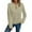 Beige, variant on Women's Deep V Neck Quilted Sweatshirt, Solid Color Long Sleeve Pullover, Textured Casual Top, Fall Winter Everyday Wear, Loose Fit V Neck Shirt, Quilt Pattern Sweatshirt Green XXL