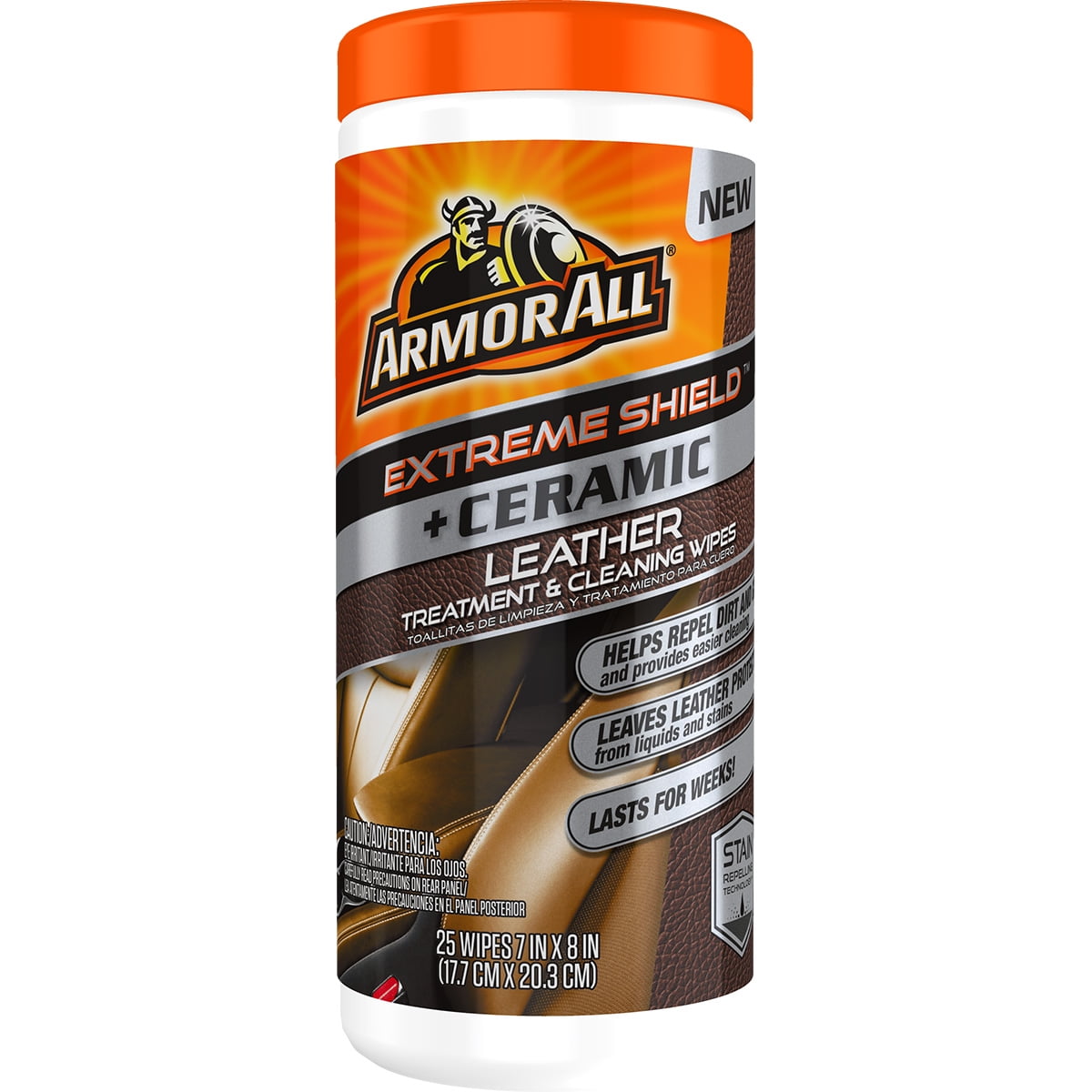 Armor All Extreme Shield + Ceramic Leather Treatment & Cleaner Wipes
