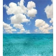 thumbnail image 3 of Ambesonne Ocean Duvet Cover Sets, Tropical Island Beach, 2-King, Turquoise Aqua, 3 of 7