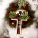 thumbnail image 1 of Letras para adornos de Navidad, decoración de Navidad personalizada, decoración colgante para árbol de Navidad T, 1 of 7