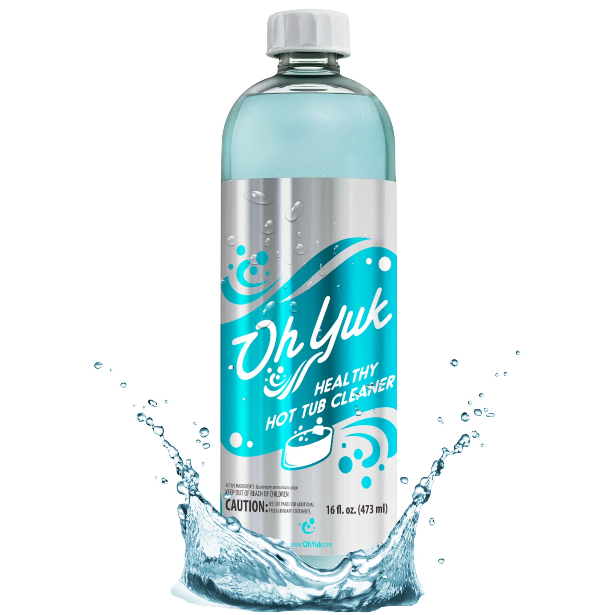 Oh Yuk, Hot Tub Cleaner, 16 Ounces, Targets Hidden Contaminants