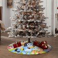 thumbnail image 4 of Defioc Bluey for Christmas Tree Skirt Snowman Xmas Tree Skirt Farmhouse Christmas Decorations Tree Mat for Holiday Party Decor-36", 4 of 6