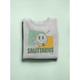 thumbnail image 3 of Sagittarius Archer Emoji - Retro Zodiac Graphic Women's Sweatshirt, 3 of 4