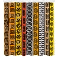thumbnail image 3 of Ambesonne Tribal Shower Curtain, Motifs, 69"Wx70"L, Black Orange and Yellow, 3 of 3