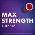 thumbnail image 4 of ZzzQuil Liquid Sleep Aid, Diphenhydramine 50mg HCl, Calming Vanilla Cherry Flavor, 12 fl oz, 4 of 12