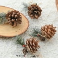 thumbnail image 5 of Christmas Pinecones Garland, Fall Thanksgiving Halloween Decorations, 4 PCS Christmas Tree Ornaments with Hanging Rope, Durable Pinecone Decorations for Holiday DIY Crafts and Festive Home Decor, 5 of 5