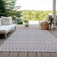 thumbnail image 6 of Addison Rugs Chantille Indoor/Outdoor Transitional Stripes Lavender Washable Rectangle Rug, 10' x 14', 6 of 6