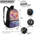 thumbnail image 3 of Jeiento Cute Axolotl Backpack for School Girls 3nd/4th Grade Kids School Bag Set 4Pcs Elementary School Bookbag with Lunch Box and Pencil Case Water Bottle Carrier Schoolbag Daypack, 3 of 7
