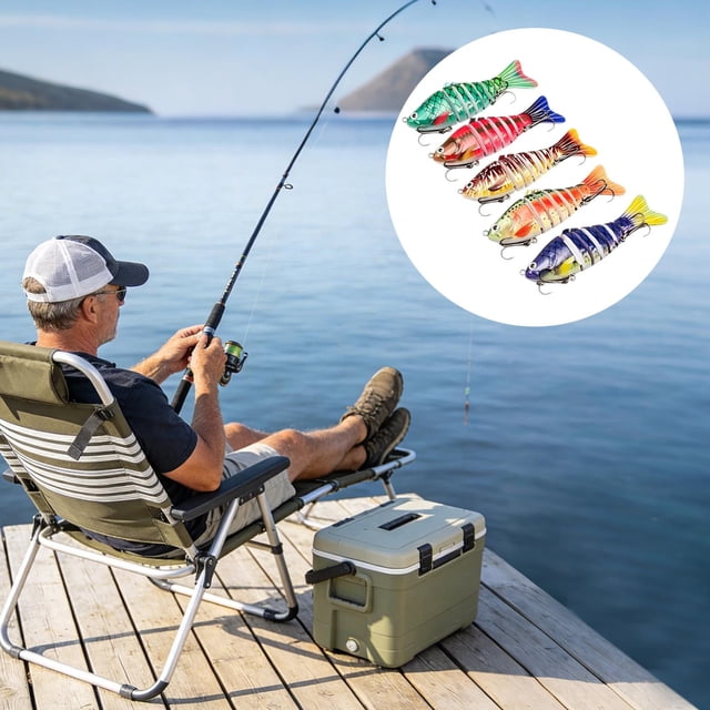 KlonfdSegmented Lifelike Swimbait With Realistic Action For Enhanced Success