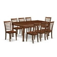 thumbnail image 2 of East West Furniture Dining Room Set Mahogany, DOML9-MAH-W, 2 of 6