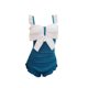 thumbnail image 2 of Yuarrent Vestido sin mangas de color sólido elegante sin esfuerzo con elasticidad para viajar Modificar la cintura Diseño clásico Conveniente Traje de baño Azul,1 m, 2 of 6