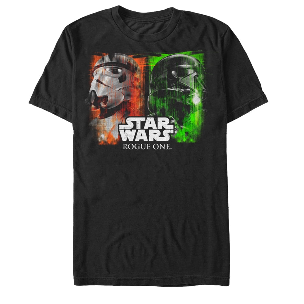 Star Wars Men's Rogue One Death Trooper T-Shirt, Black/White