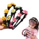 thumbnail image 1 of 2023 Nueva horquilla de peinado de princesa dulce, diademas de doble capa con clips, aros para el cabello de moda, lindas diademas con doble flequillo (4 piezas-A), 1 of 4