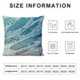 thumbnail image 5 of BANET Throw Pillow Cushion Cover, Round Pattern of Petals Nature Theme , Decorative Square Accent Pillow Case 22x22in, 5 of 5
