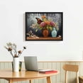 thumbnail image 2 of Nawypu  Just Breathe Canvas Wall Art - Melancholic Window Framed Vintage Flower Vase Print Home Decor for Entryway, Living Room, Bedroom, Kitchen, Patio, Cafe &amp; Restaurant, 2 of 4