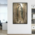 thumbnail image 4 of Abstract Canvas Art, Our Lady of Guadalupe Canvas Art, Immaculate Mary Art Canvas, The Virgin Of Guadalupe, Canvas Wall Decor - Gold Framed, 4 of 6
