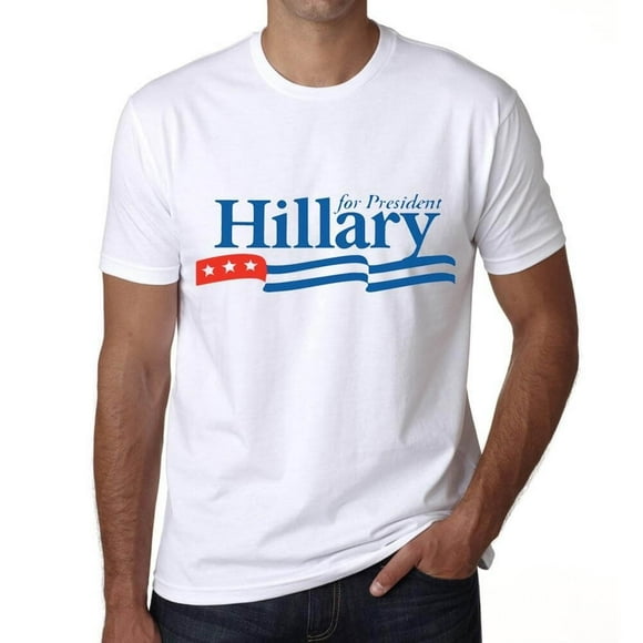 Men's Graphic T-Shirt Hillary For President Eco-Friendly Limited Edition Short Sleeve Tee-Shirt Vintage Birthday Gift Novelty