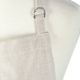 thumbnail image 6 of CC Home Furnishings Unisex Chino Cotton Kitchen Chef Apron - 32" - Cream, 6 of 7