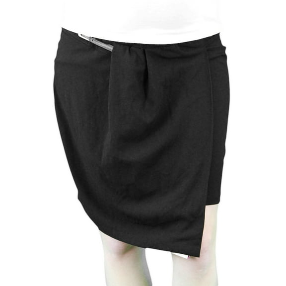 9 FASHION Maternity Nicola Black Asymmetrical Skirt Sz S